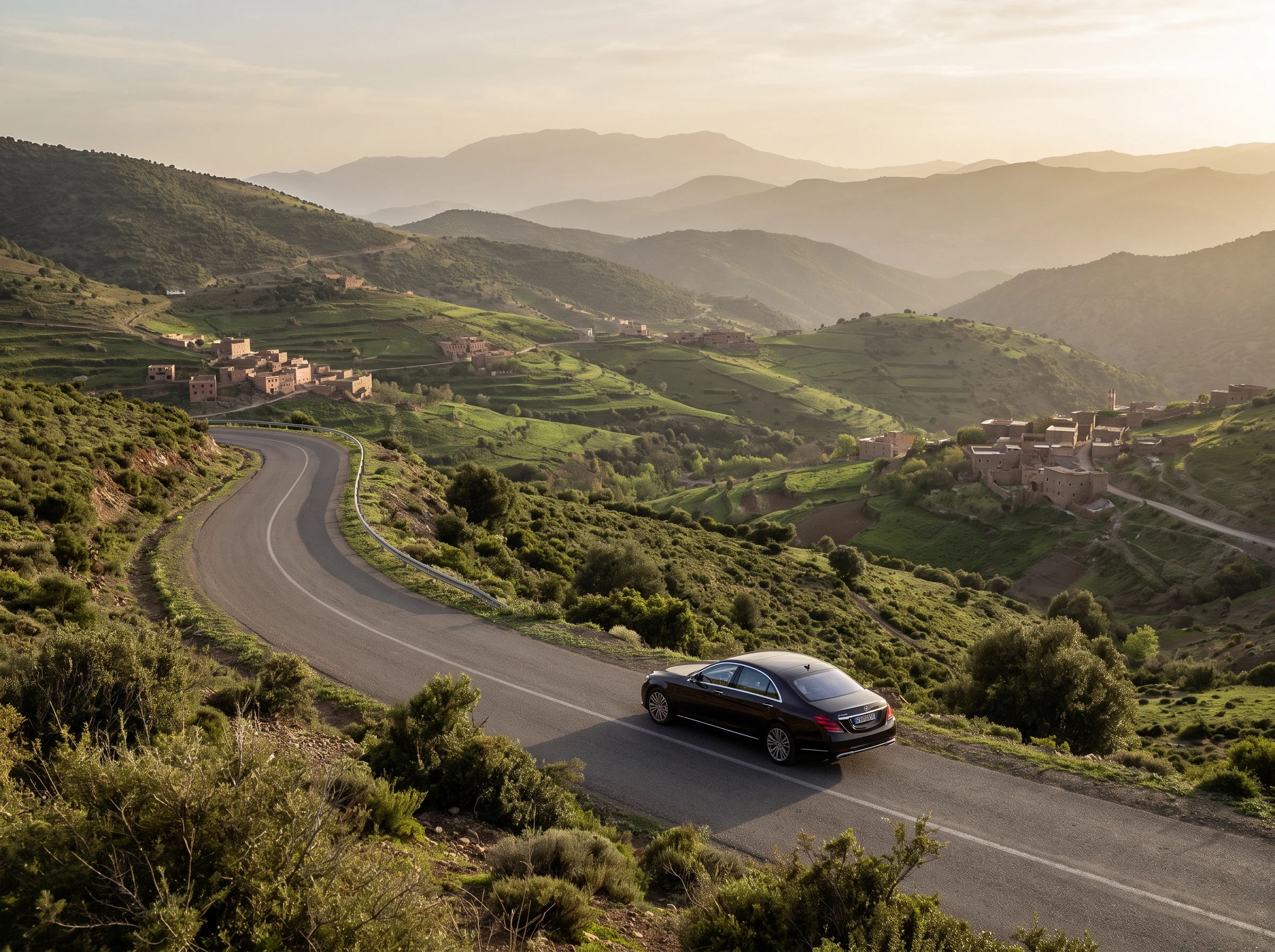 Scenic journey through Rif Mountains